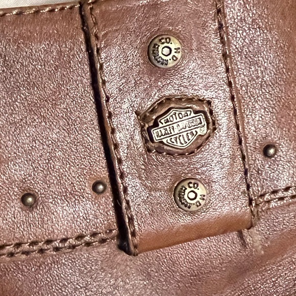 SOLD 8.5 Ladies Harley Davidson Studded Harness Boots - Picture 4 of 16